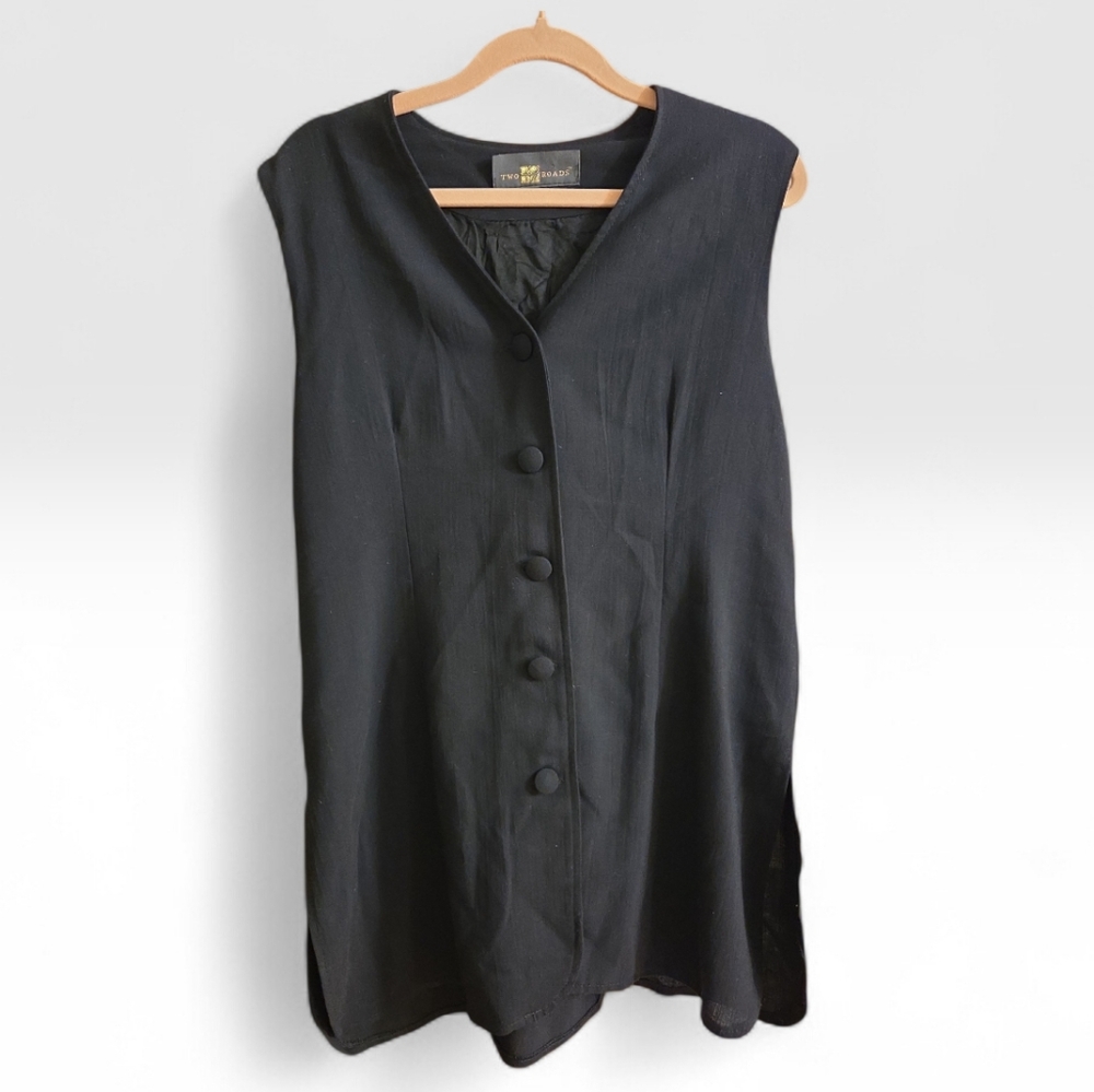 Two Roads Navy Vest